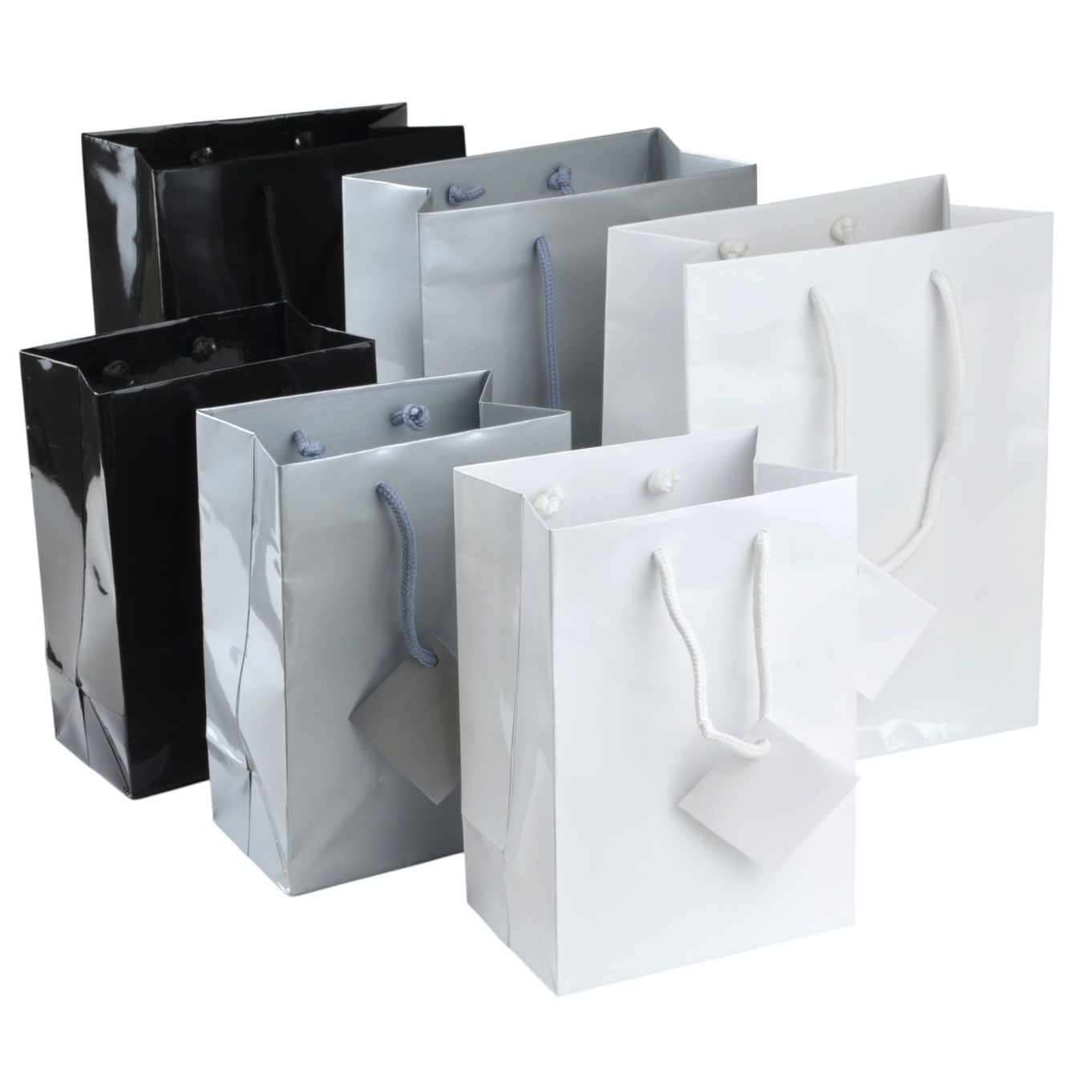 Jewellery Shop Gifting Tote Bags Gloss (Pack of 10) - FTB***