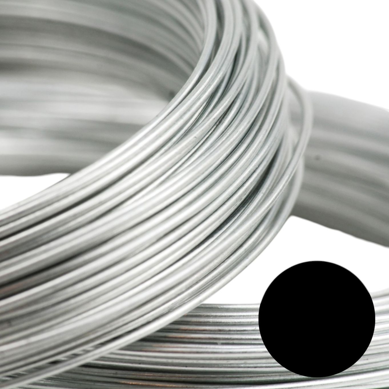 Silver Wire Round Ø0.40mm - Ø2.00mm Fully Annealed - 100% Recycled Silver - FW**