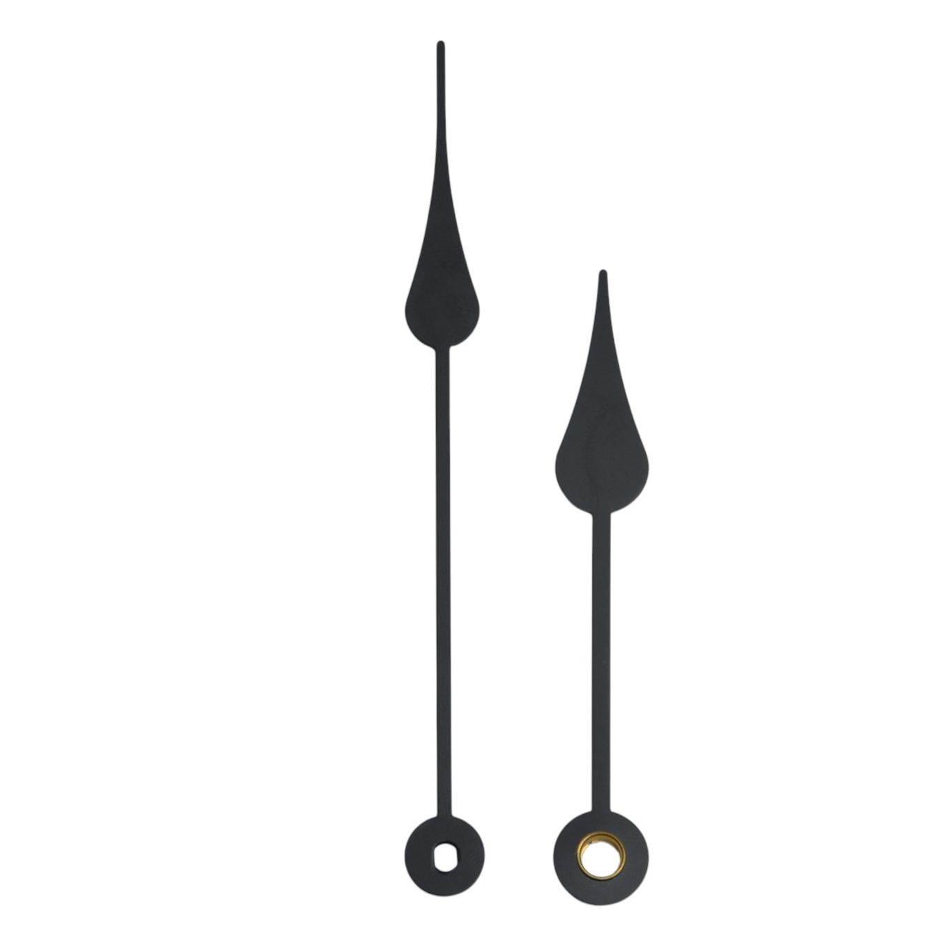 Hands Black Spade Metal (110mm Minute Hour 79mm) Quartz Euro Shaft - CH4110