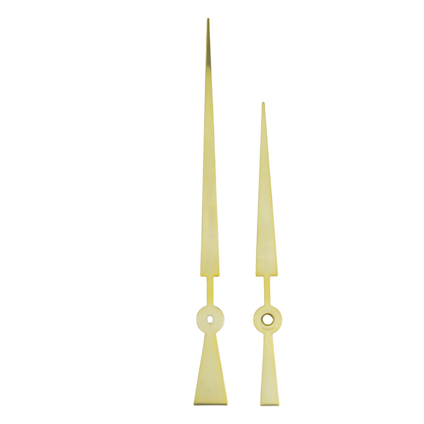 Art Deco Clock Hands, Gold, Minutes 115mm, Hour 160mm - CH4160