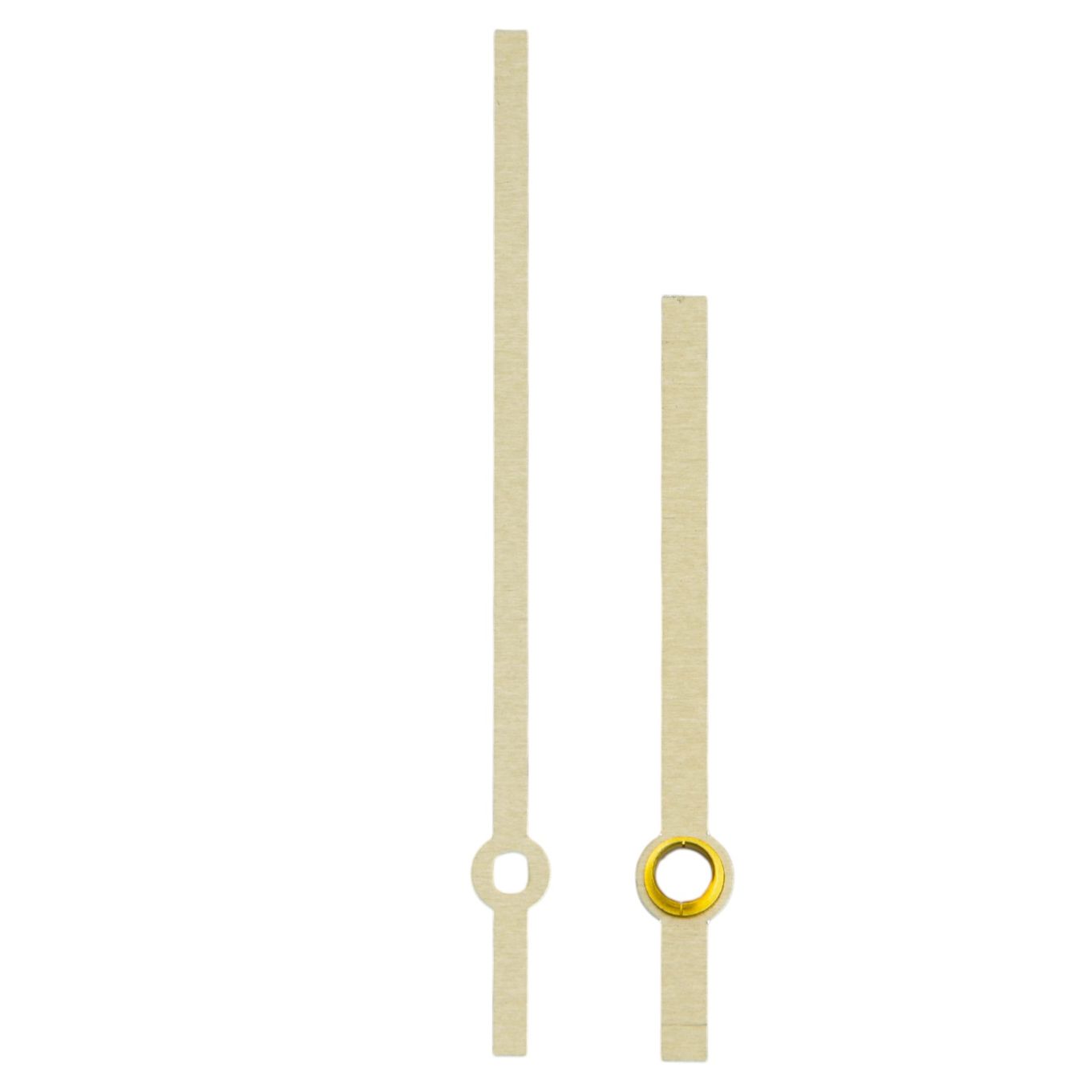 Clock Hands Baton Gold Euro Shaft (Minute 125mm, Hour 100mm) - CH529125G