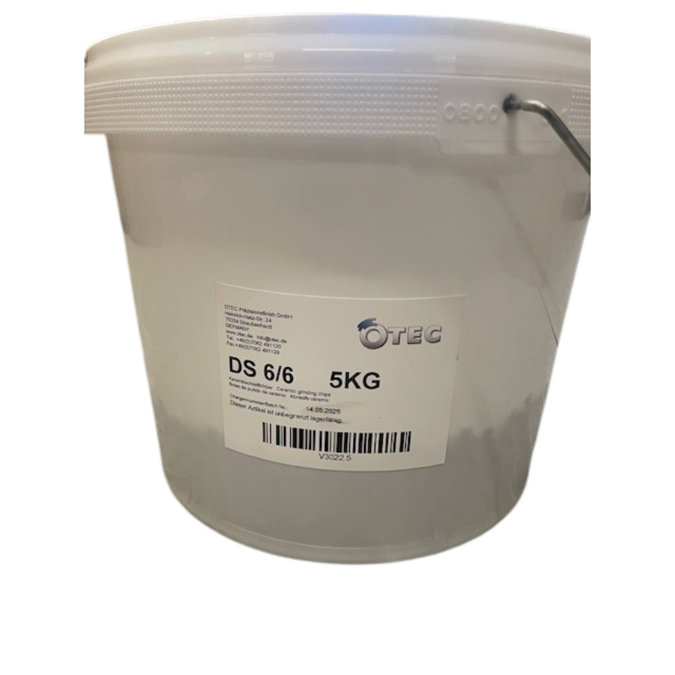 OTEC DS 6/6 CERAMIC GRINDING CHIP GREY 5kg