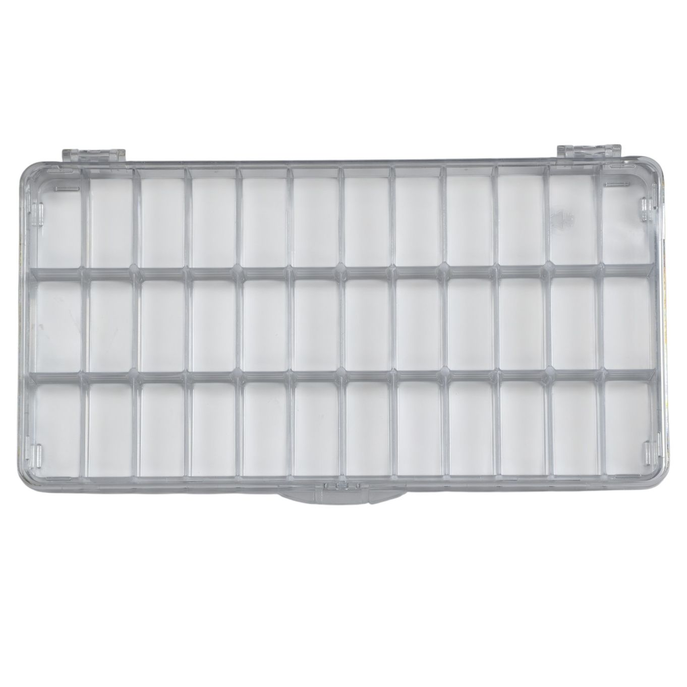 Perspex Box With Transparent Hinged Lid Bergeon 6089-36 (36 Compartments) - HB6089-36