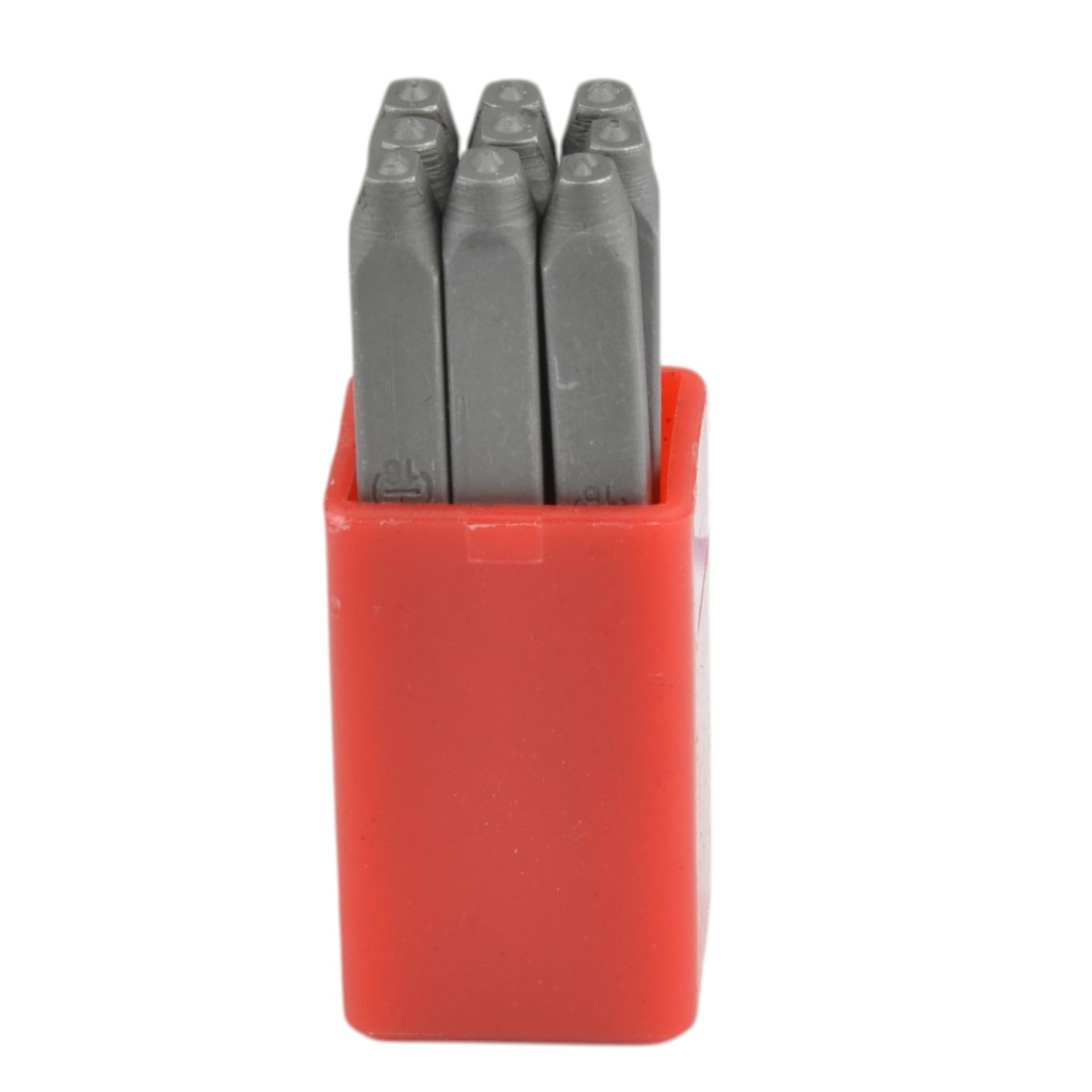Straight Block Number Punch Set 0 to 9 Height 1.50mm - TP7616