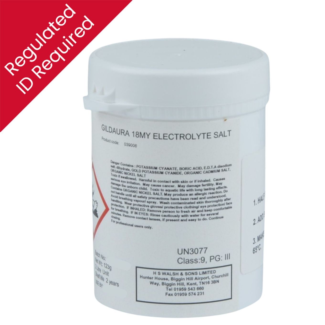 *DGS 18ct Salts 2 Litres - TP1292