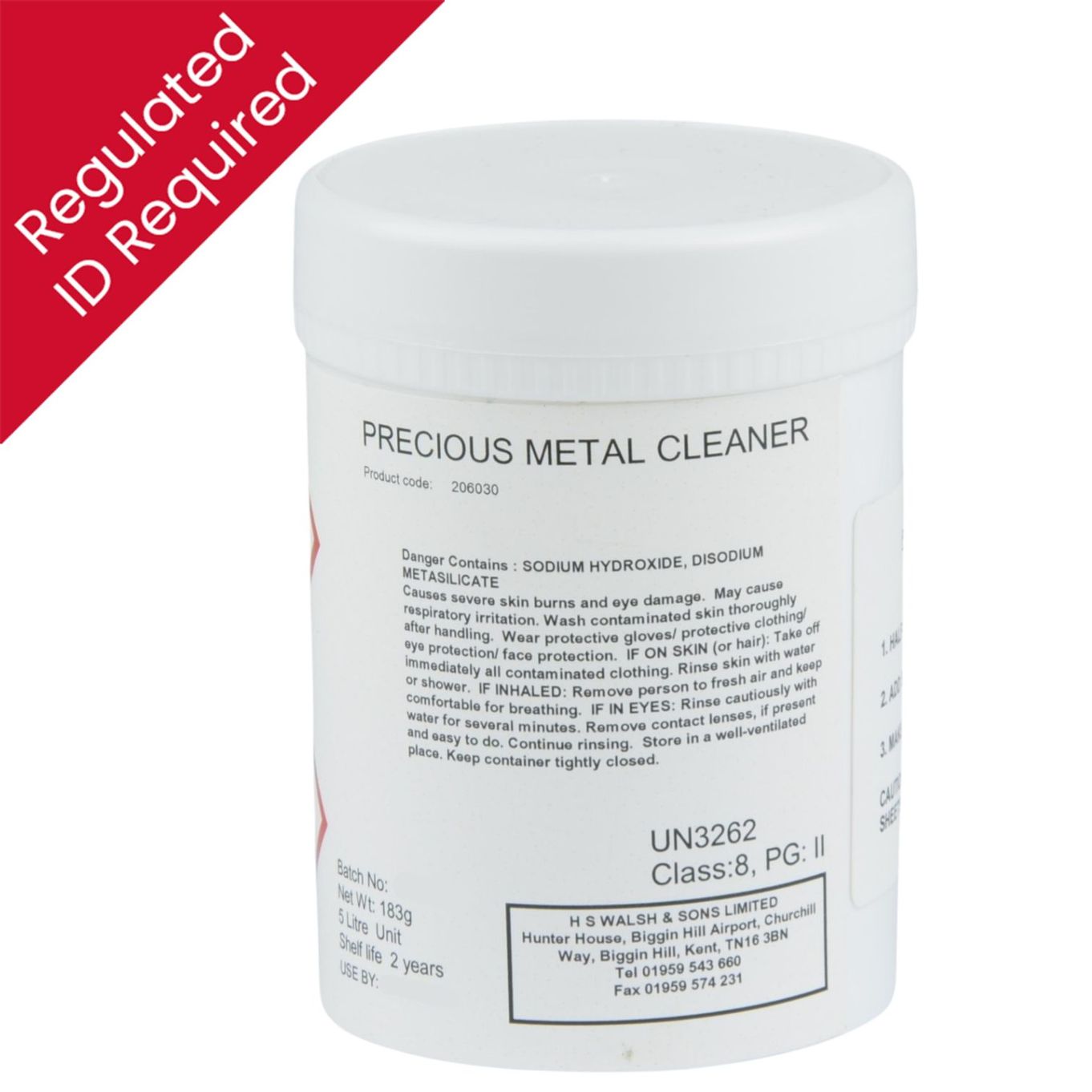 *DGS Precious Metal P.M. Electrolitic Cleaner Cleaning Salts 5 Litre - TP133