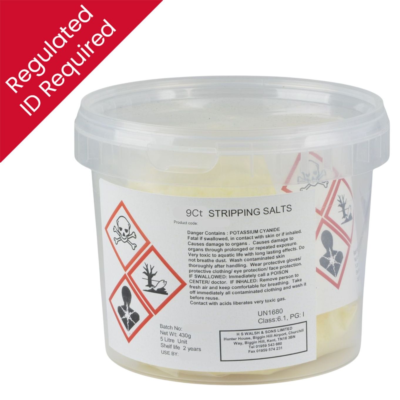 *DGS 9ct Stripping Salts (5 Litre) - TS118