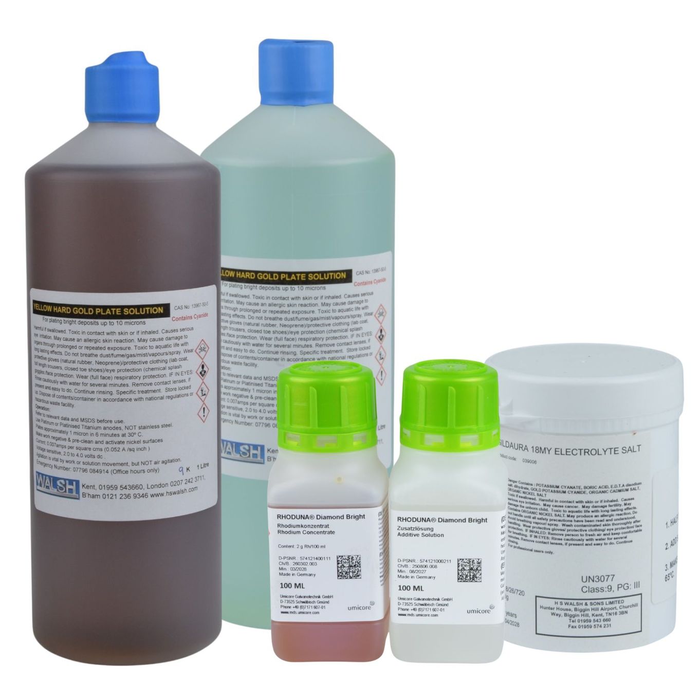 Plating Salts and Solutions