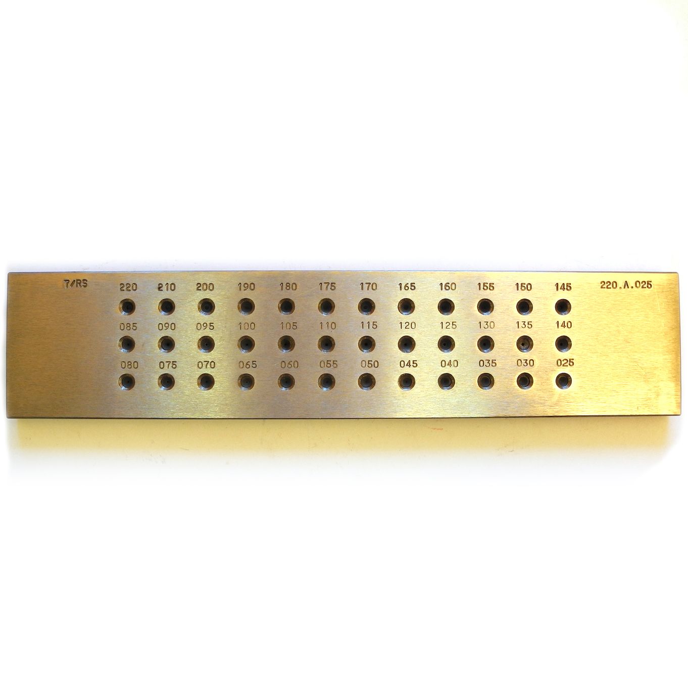 Tungsten Carbide Drawplate Round 36 Hole Ø0.25mm - Ø2.20mm - TD951