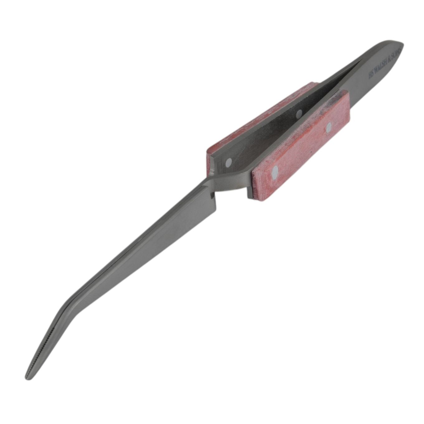 Reverse Action Curved Soldering Titanium Tweezer - TT114