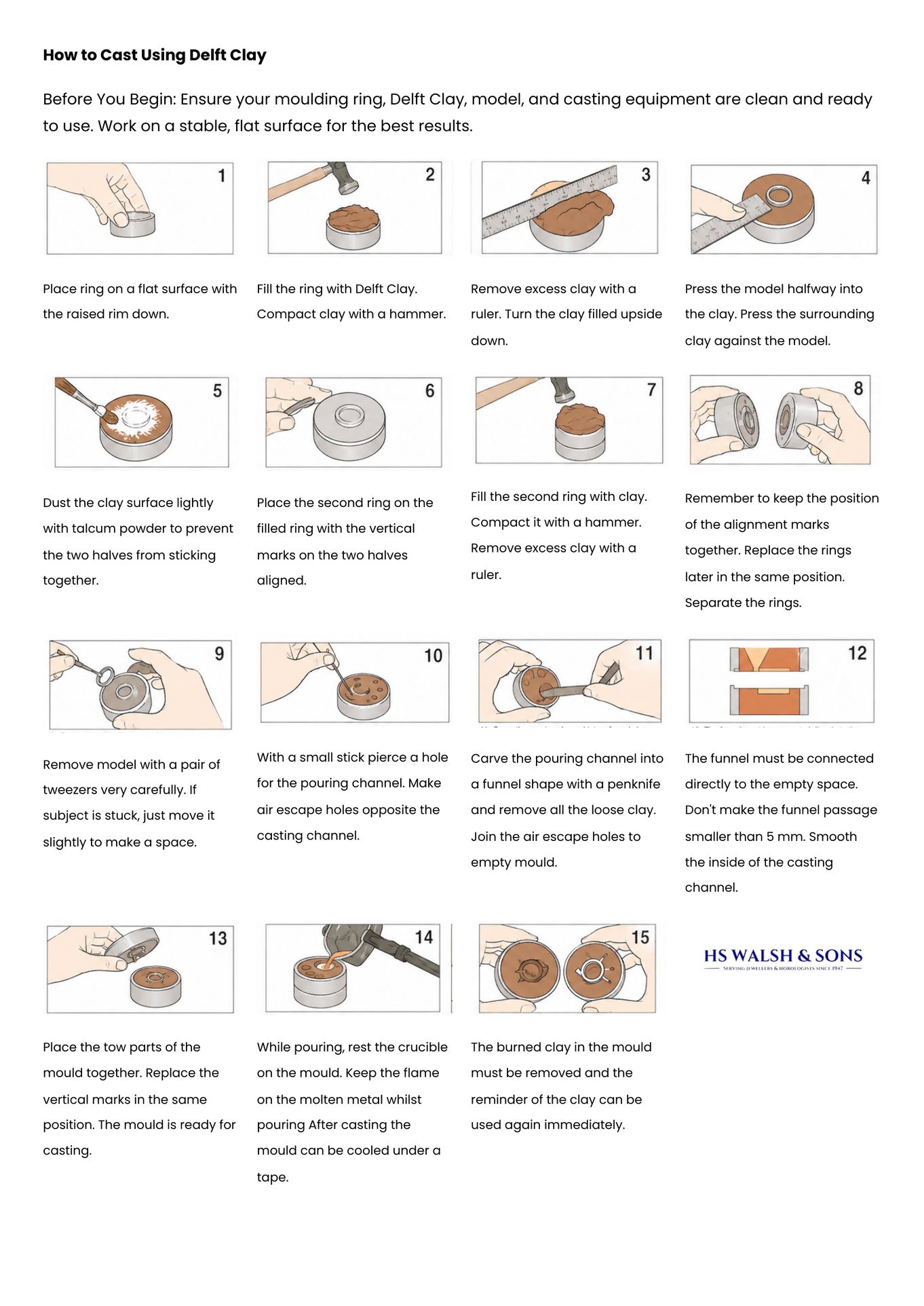Delft Clay Instructions