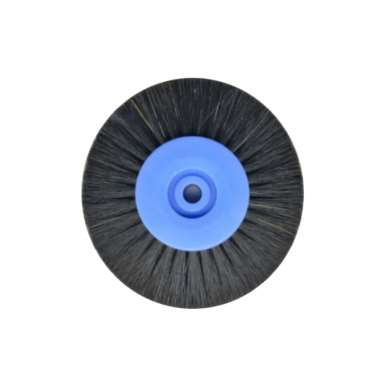 Black Circular Bristle Brush - 4 Row - 76mm / 3