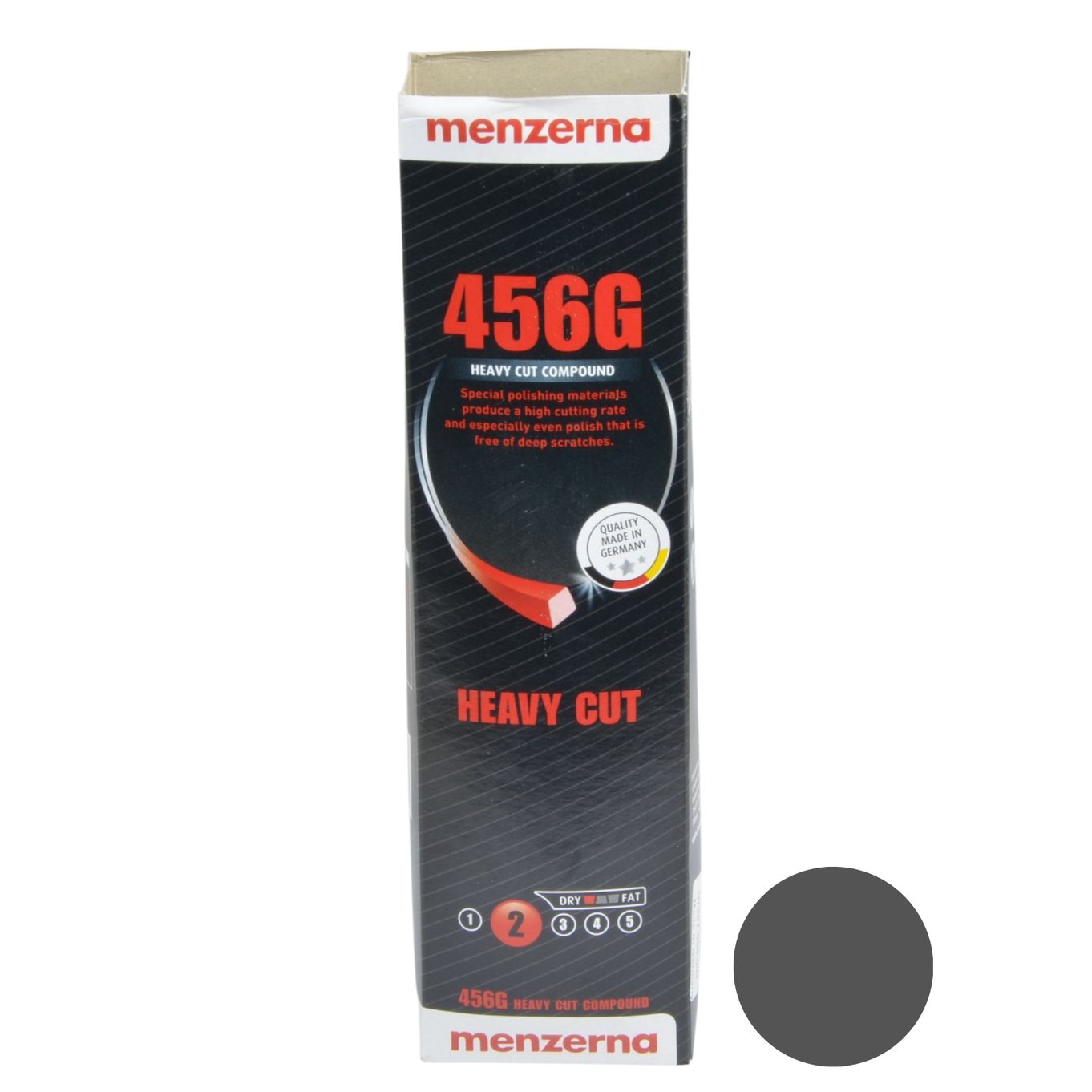 Menzerna Heavy Cut 1.4kg Bar Grinding Compound 456 Grey - TP1236030A