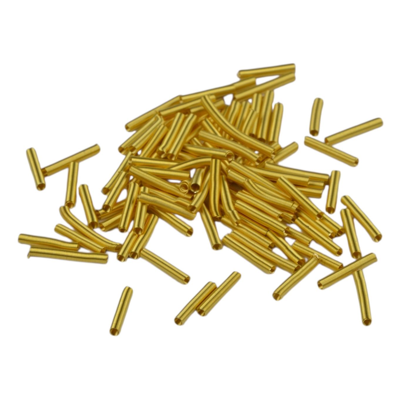 ​NECKLET ENDS GILT 0.84MM (100) GIMP - FN084G
