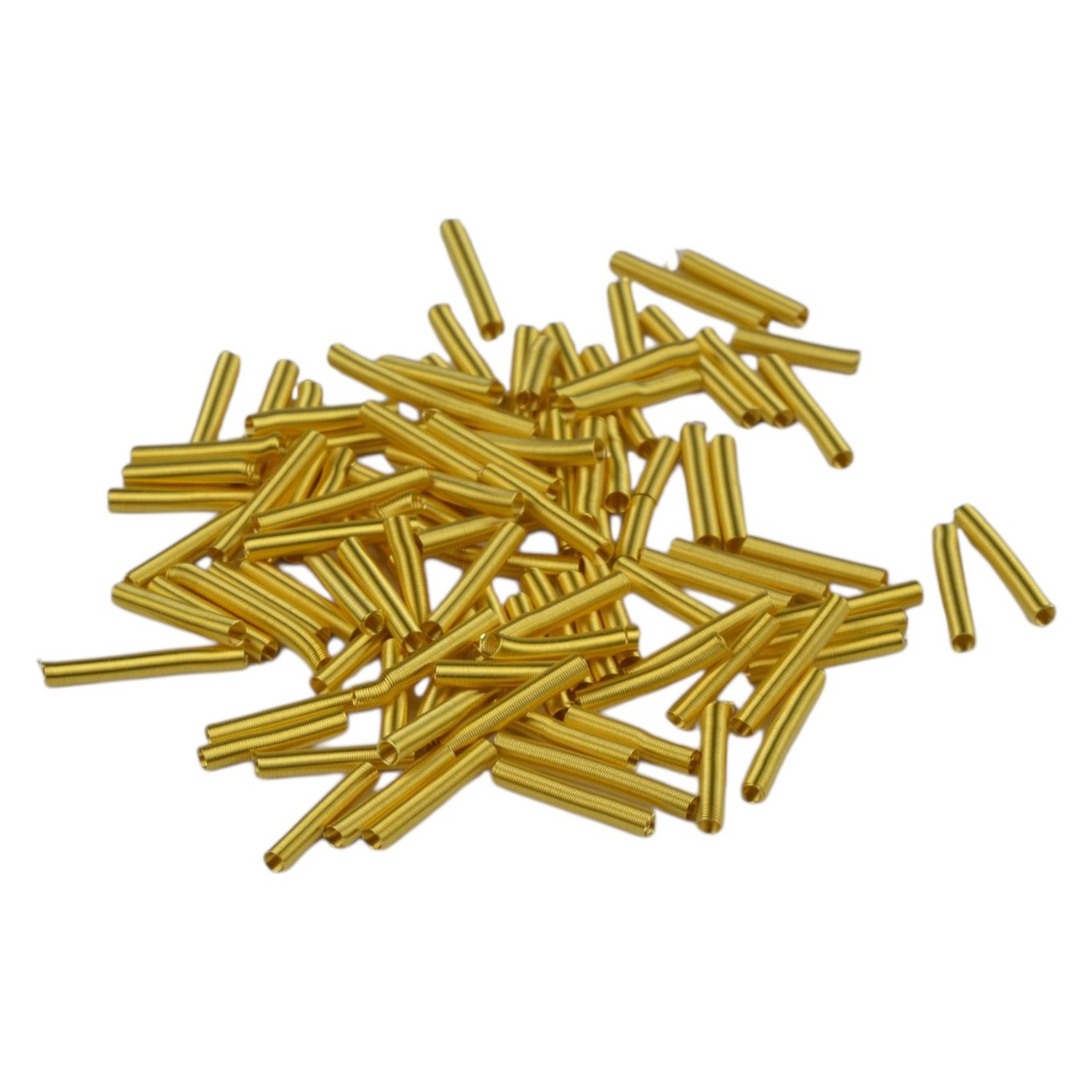 NECKLET ENDS GILT 0.74MM (100) GIMP - FN074G