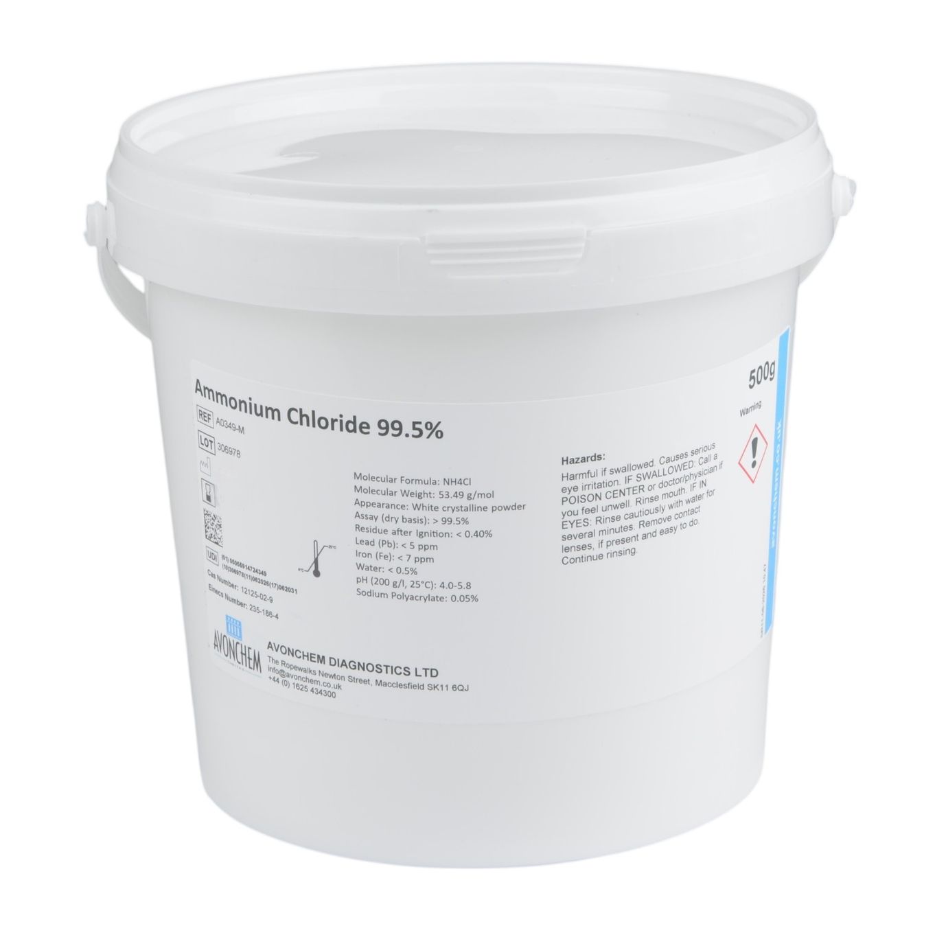 Ammonium Chloride 500g - T0161C