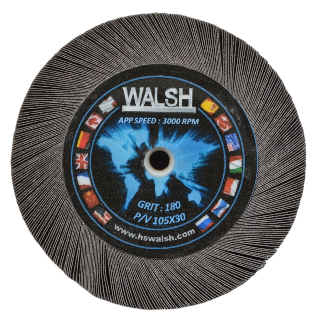 Emery Flap Wheels - Grade 180 - T66180