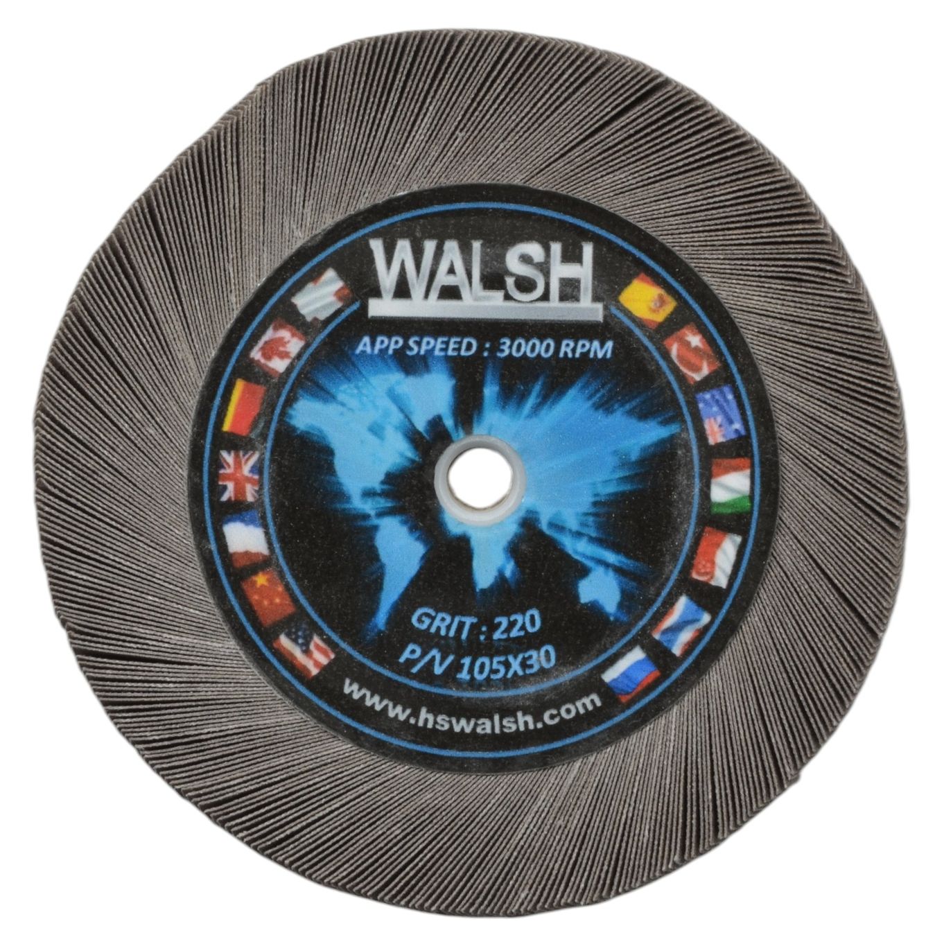 Emery Flap Wheel - Grade 220 - T66220