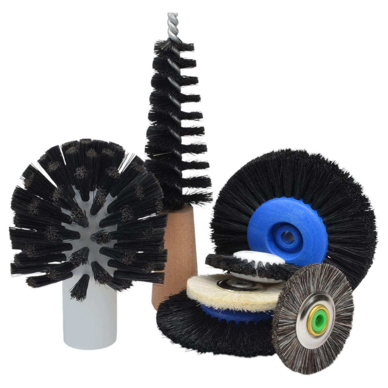 Circular Bristle Brushes and Wheels