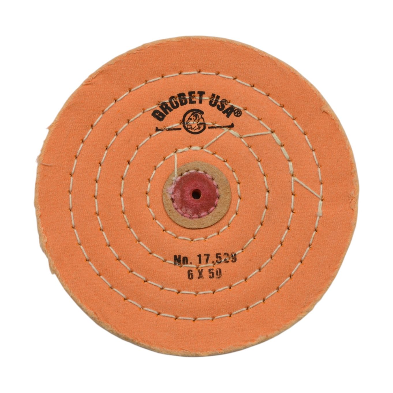 Plato Polishing Mop - Orange/ Pink - TP6015