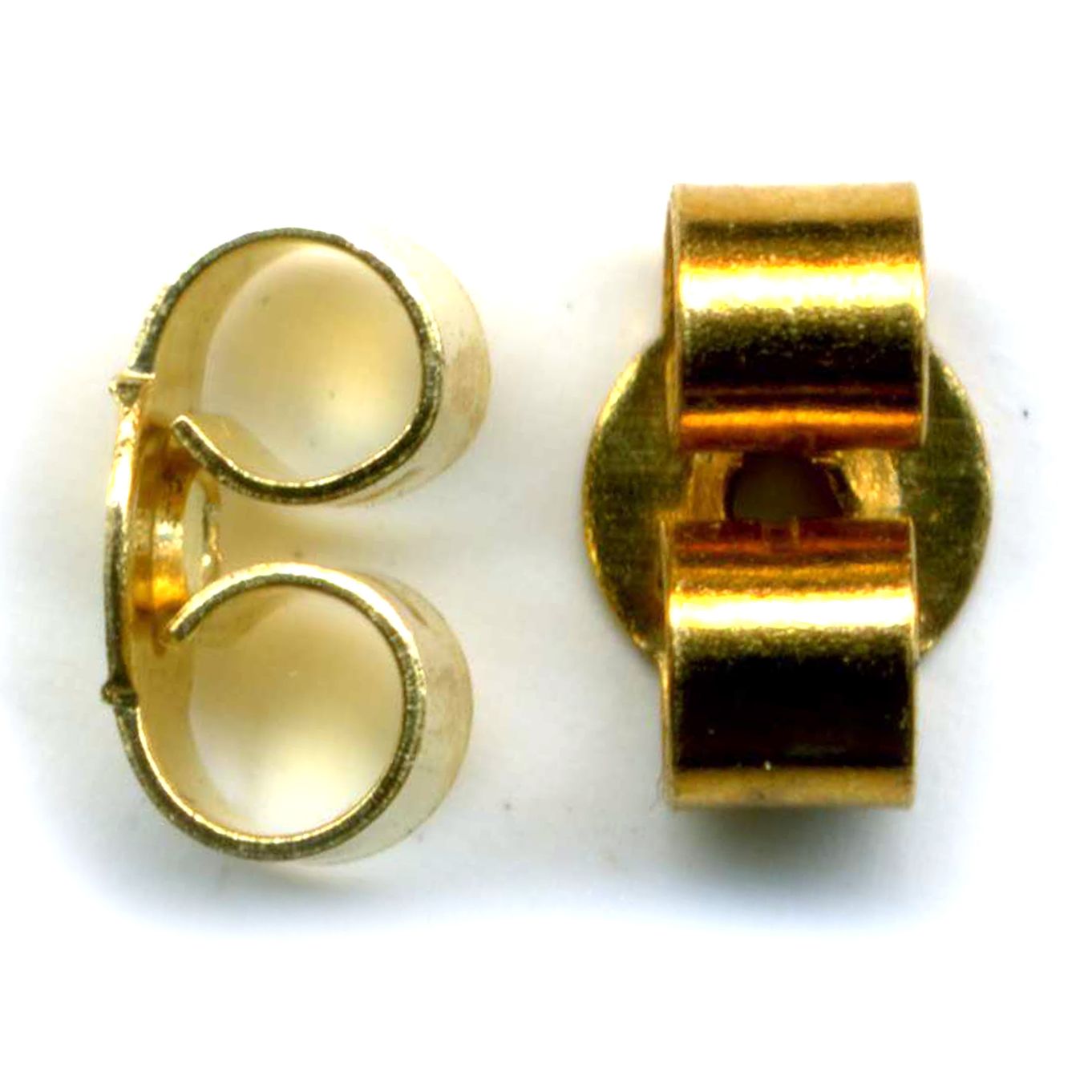 Butterfly Earring Scrolls Backs 18ct Medium Weight, 1 Pair - FS18