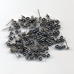 Scroll Cup & Peg Stainless Steel (50prs) - FE1603