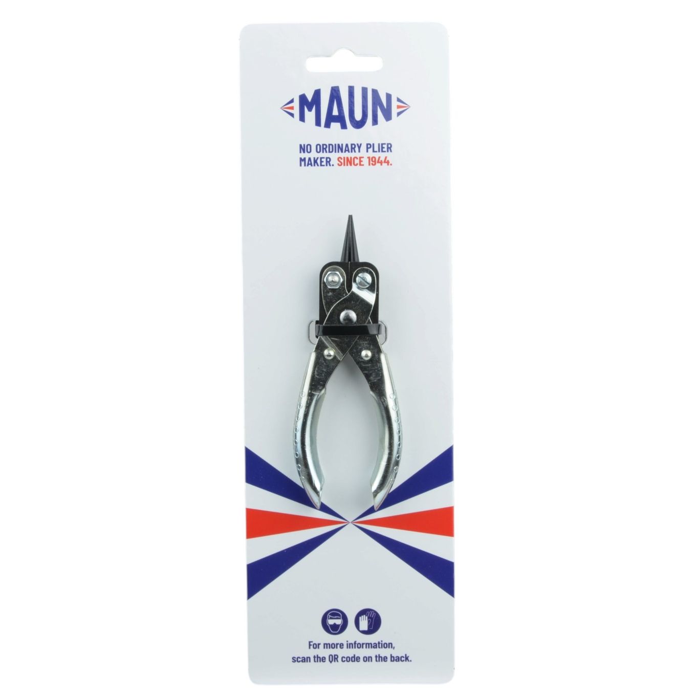 MAUN 4770-125 FINE NOSE ROUND JAWS PARALLEL PLIER 125 MM - TP1523