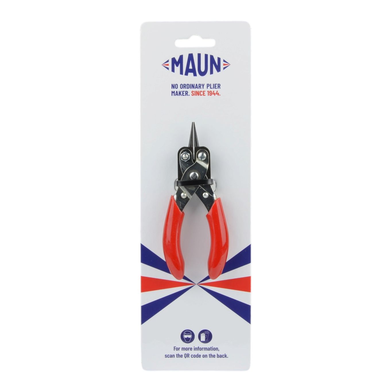 MAUN 4777-125 FINE NOSE ROUND JAWS PARALLEL PLIER - TP1529