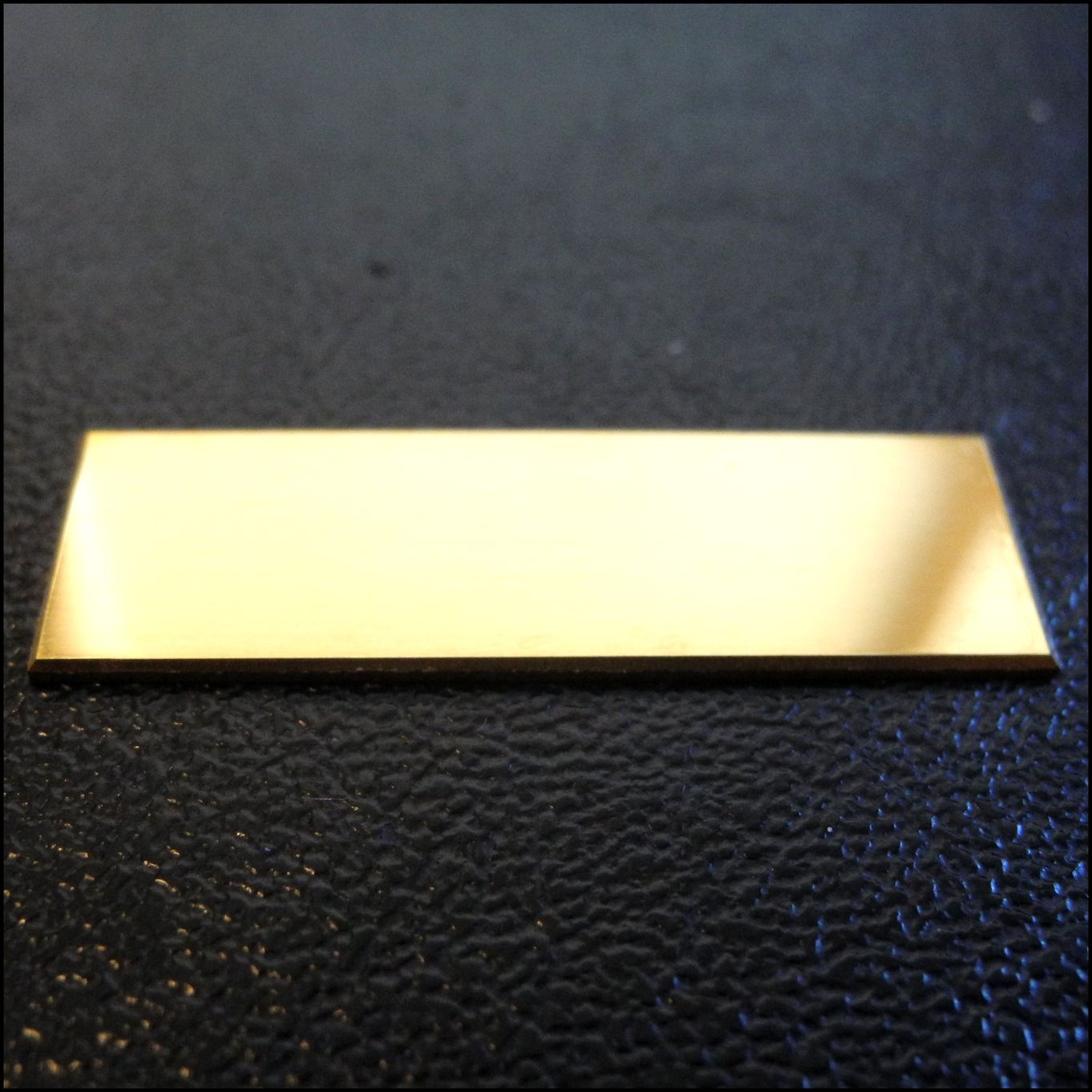 Inscription Plate Brass For Engraving 38mm x 12mm TE34454B