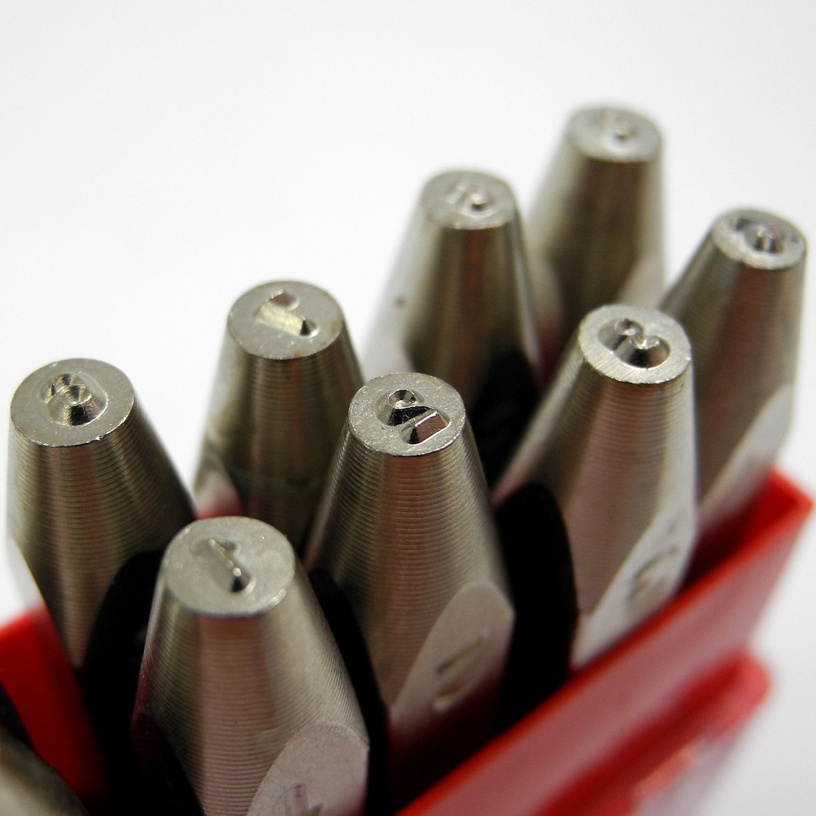 Straight Block Number Punch Set 0 to 9 Height 1.50mm - TP7616