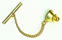 10 x Tie Tack Backs, Gilt Finish - FT121 10 x Tie Tack Backs, Gilt Finish - FT121