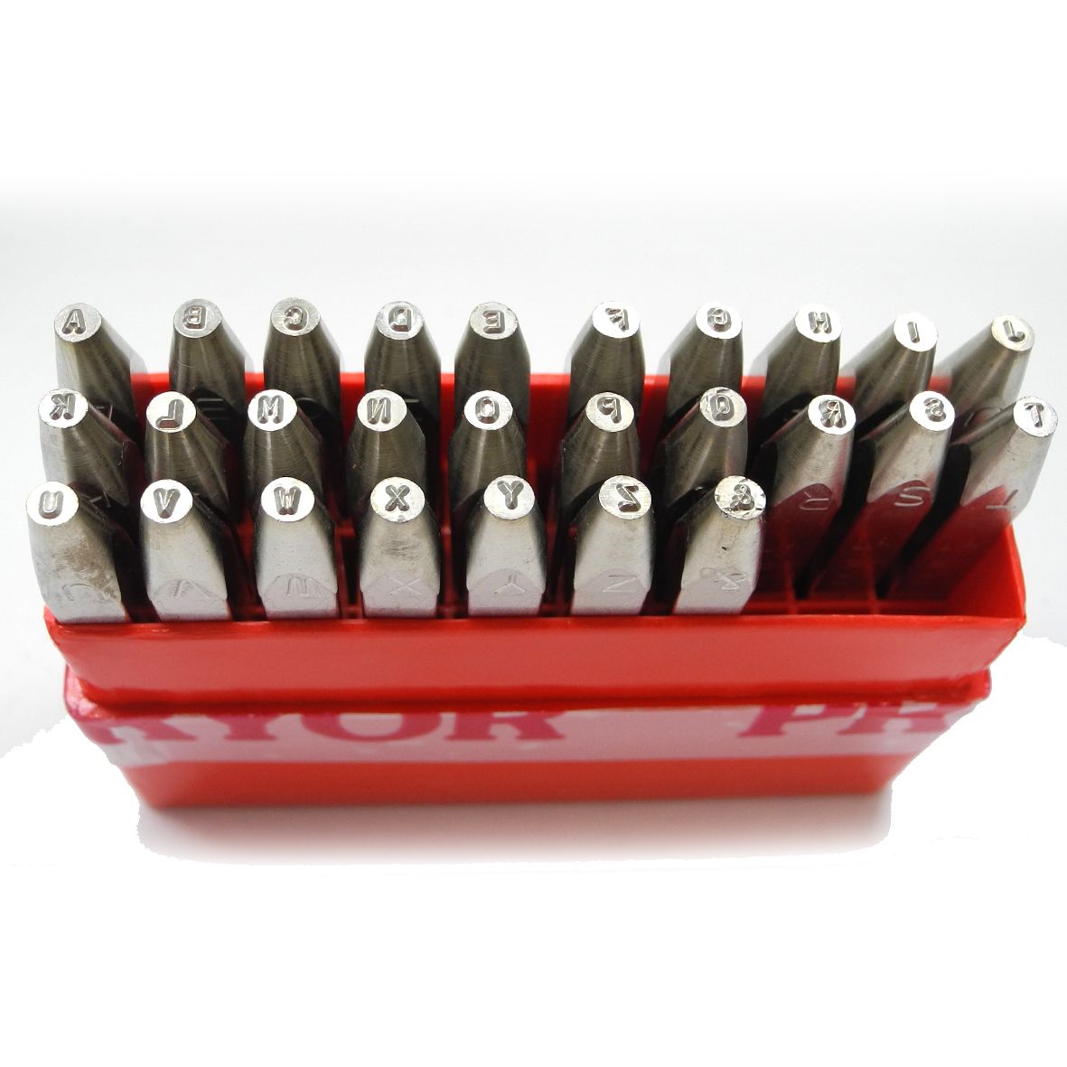 Straight Letter Block Punch Set A to Z Height 2.50mm - TP769