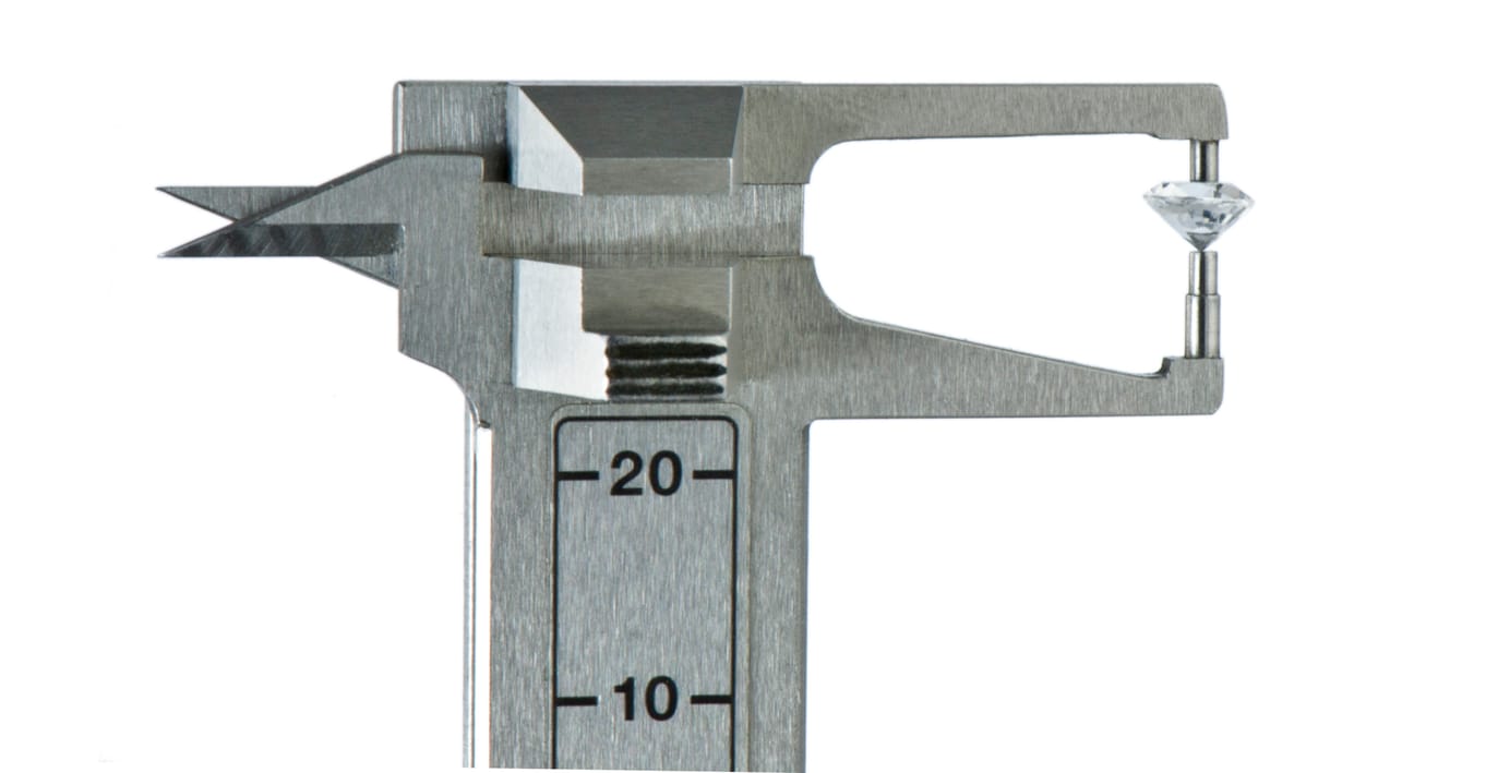 Presidium Diamond Gemstone Carat Measuring Dial Gauge (PDG) TG7