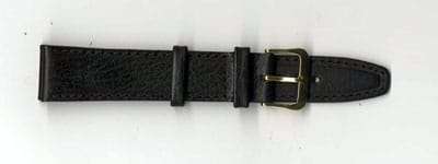 Watch Strap Black Glove Grain 8mm Gilt - B501G