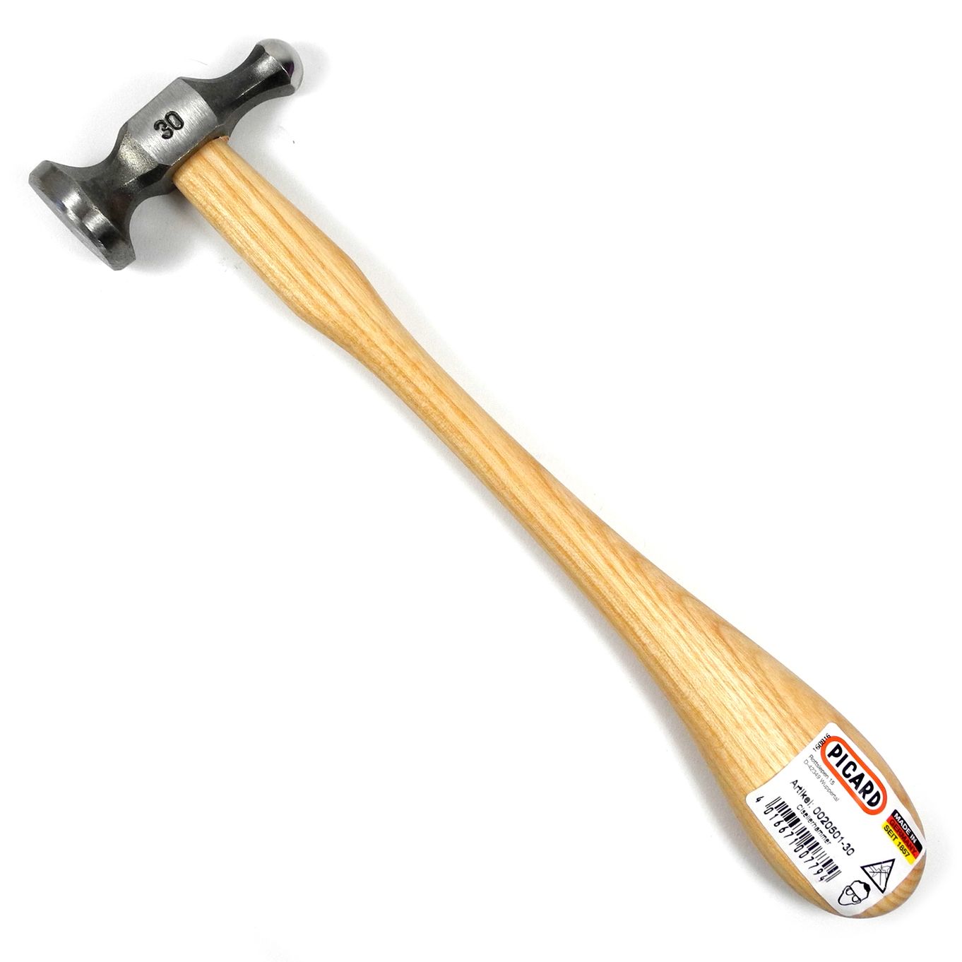 5oz German Style Chasing Hammer w/Wooden Handle - Santa Fe Jewelers Supply  : Santa Fe Jewelers Supply