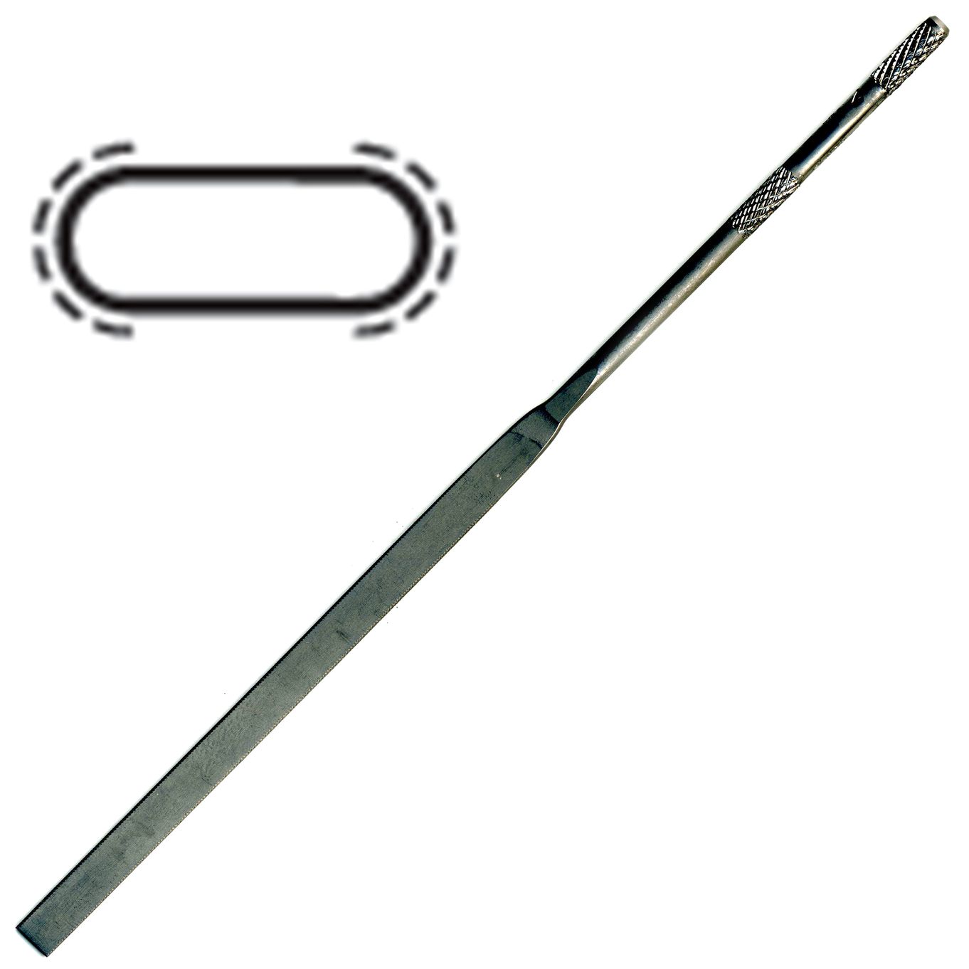 Needle File - 14CM SWISS JOINT ROUND EDGE CUT 4 - TF8134