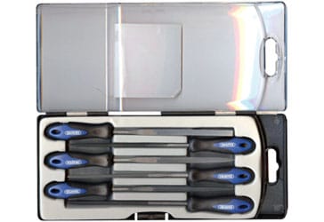Needle File Set For Metalwork Soft Grip Draper 83480 6 Pc Jewellers - TQF1916