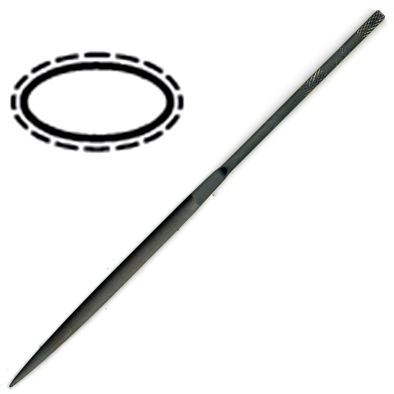 Needle File - 16CM SWISS OVAL CUT 2 - TF882