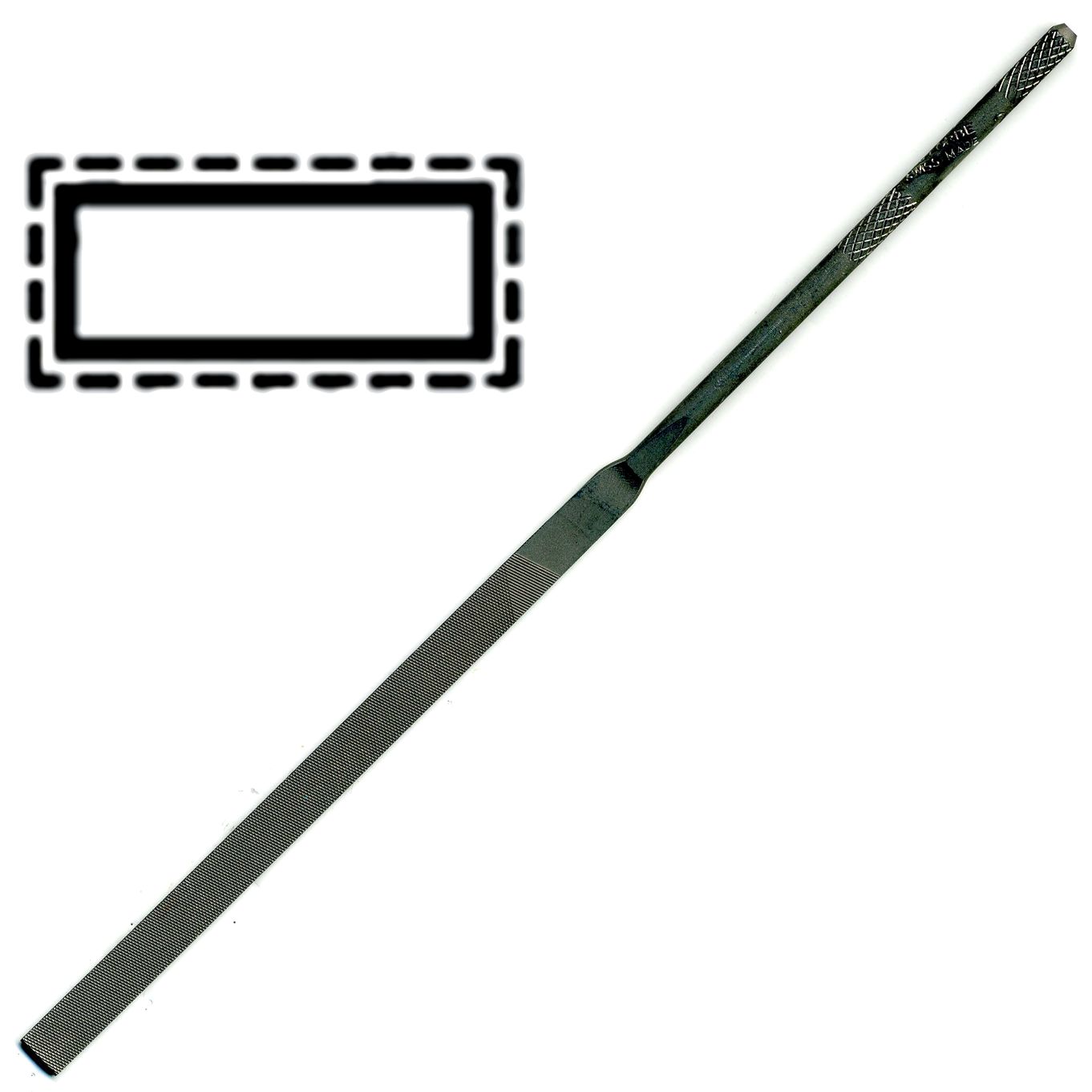 Needle File - 16CM SWISS PILLAR CUT 4 - TF854