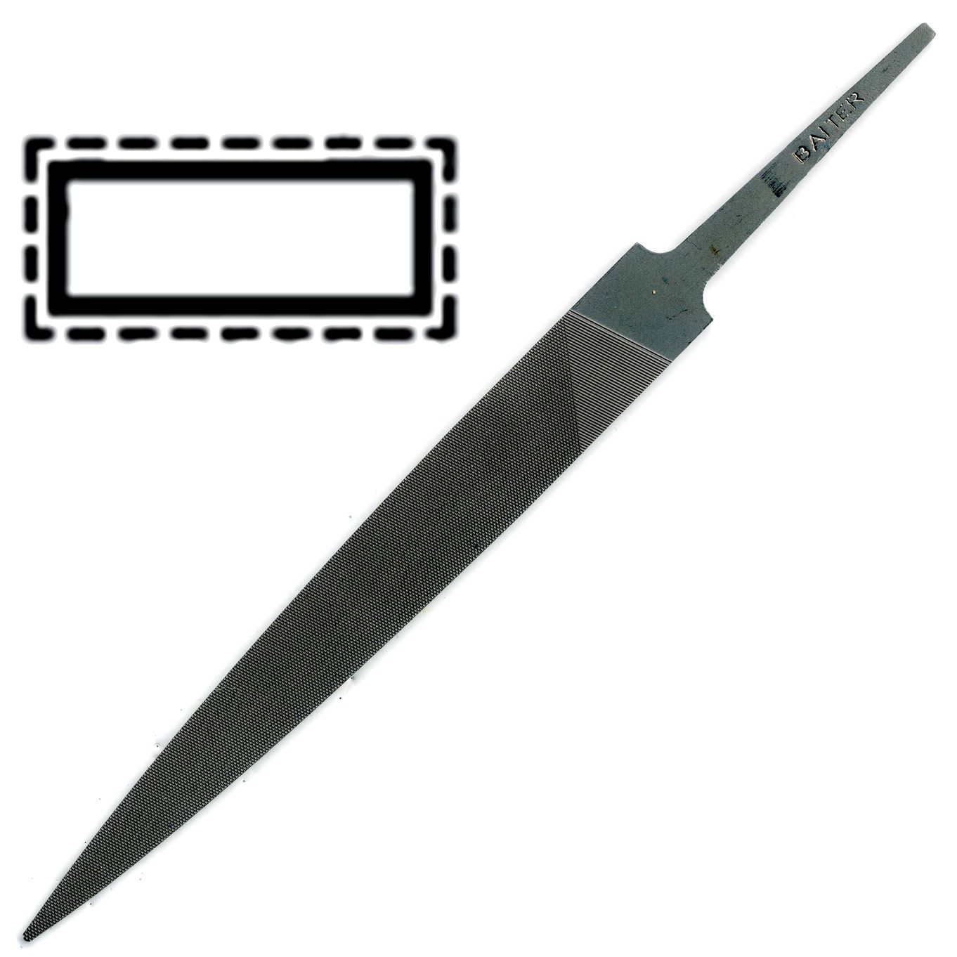 SWISS 4" PRECISION WARDING FILE CUT 4 - TF1034