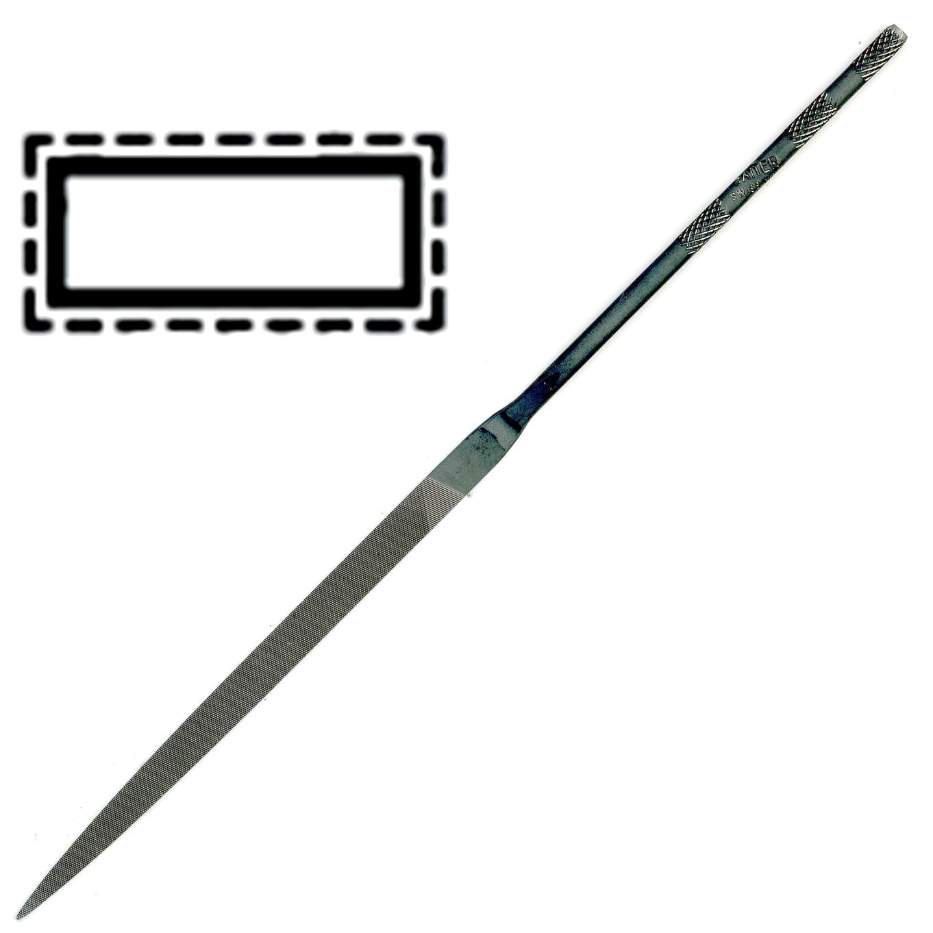 Swiss 20cm Needle File Warding Cut 2 Medium - TF18102