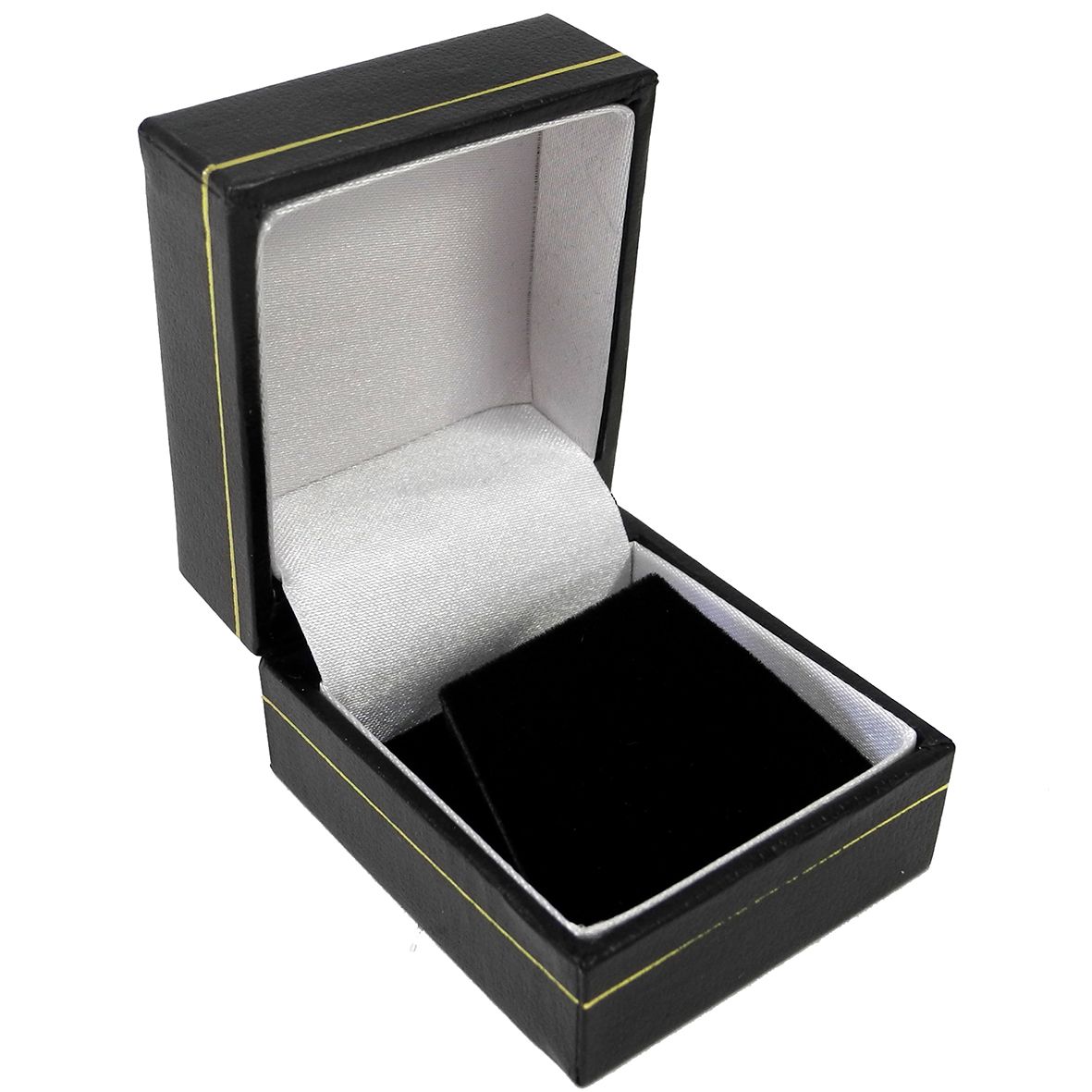 Earring Box (Case) Black 46mm x 53.5mm x 38mm - SP819