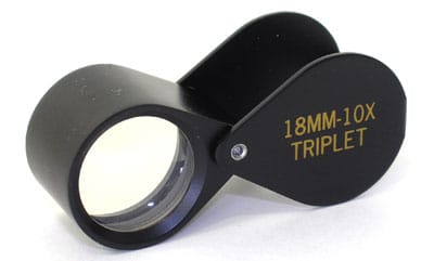 Lithco LED 10X Triplet Loupe [OPT-LLT10] : GWJ Company, Better Pricing,  Extensive Variety of Supplies & Tools for The Printer