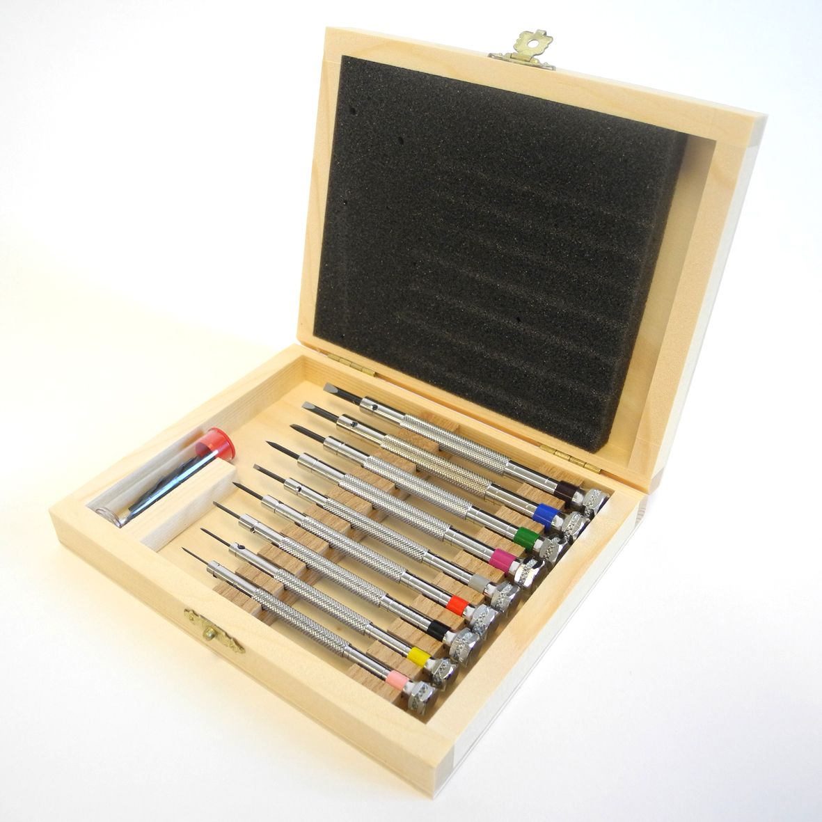 Screwdriver Boxed Set of 9 Watchmakers' Screwdrivers Ø0.60mm - Ø3.00mm - HS98