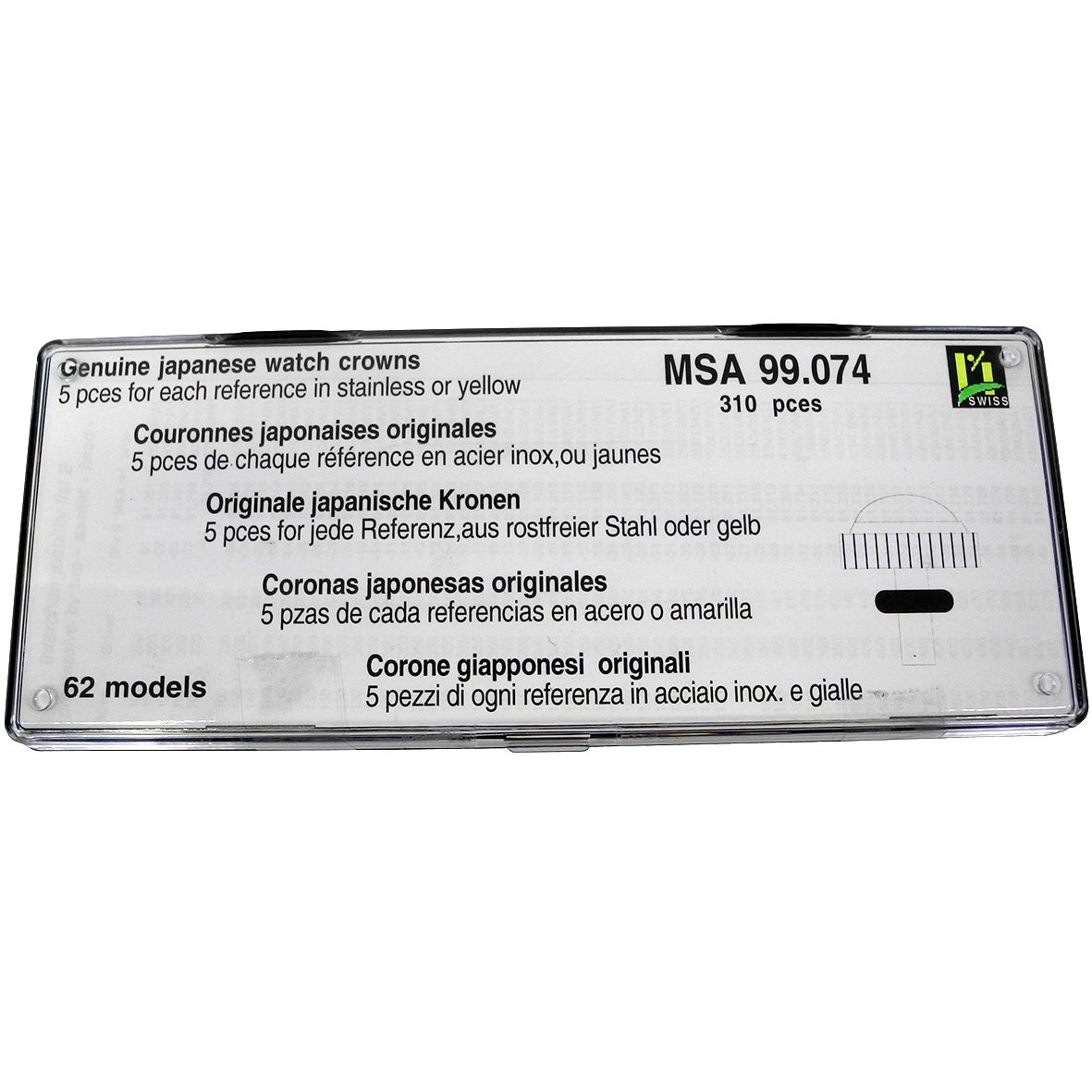 Comprehensive Japanese Watch Crown Assortment - MY256