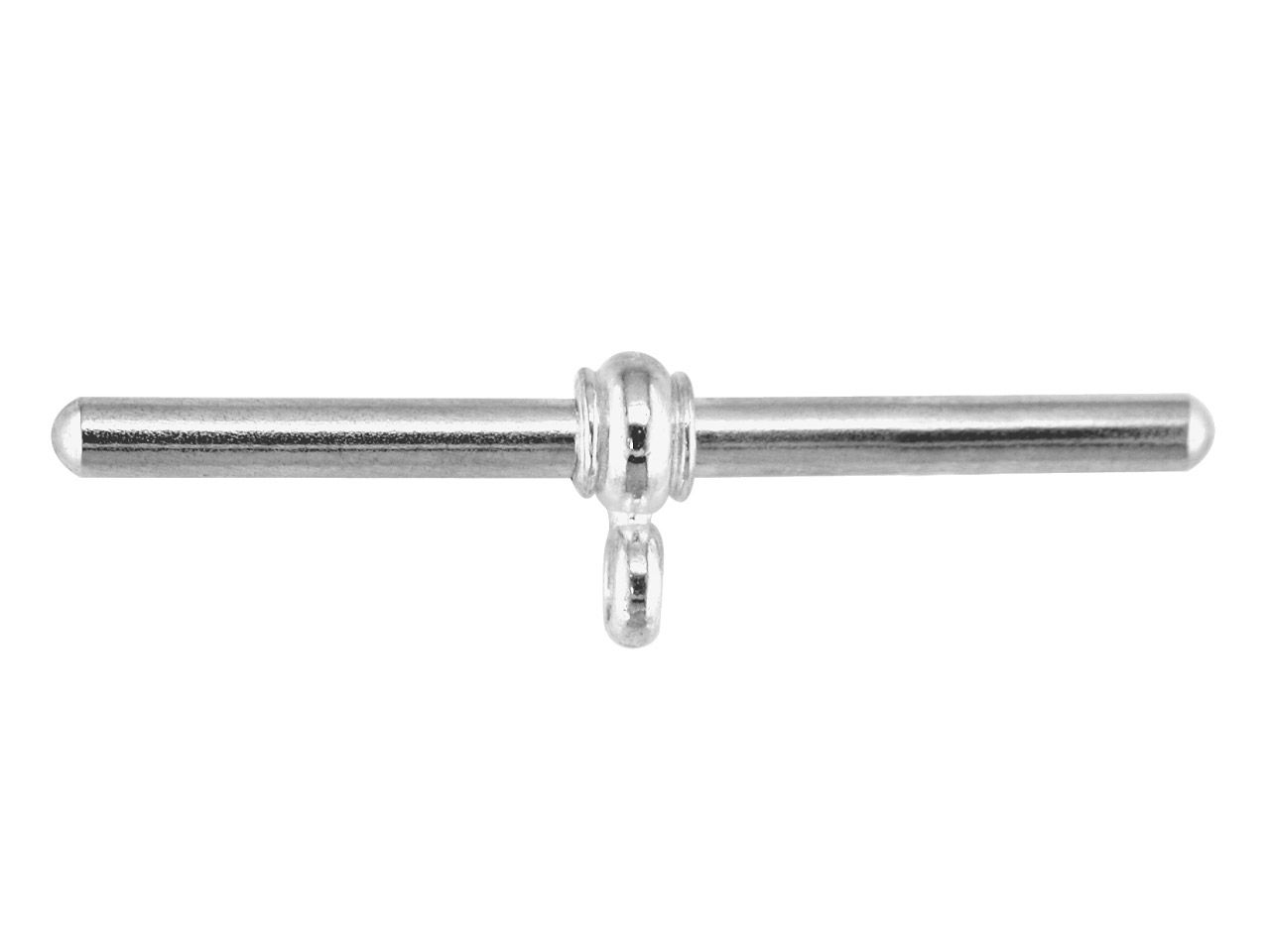 New Solid Sterling Silver T Bar 31mm x 2.2mm 1.5gm for Albert Chains - FA21