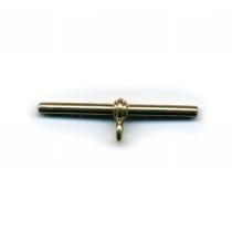 New Solid 9ct Gold T Bar 21mm x 1.5mm 0.8gm for Albert Chains - FA216