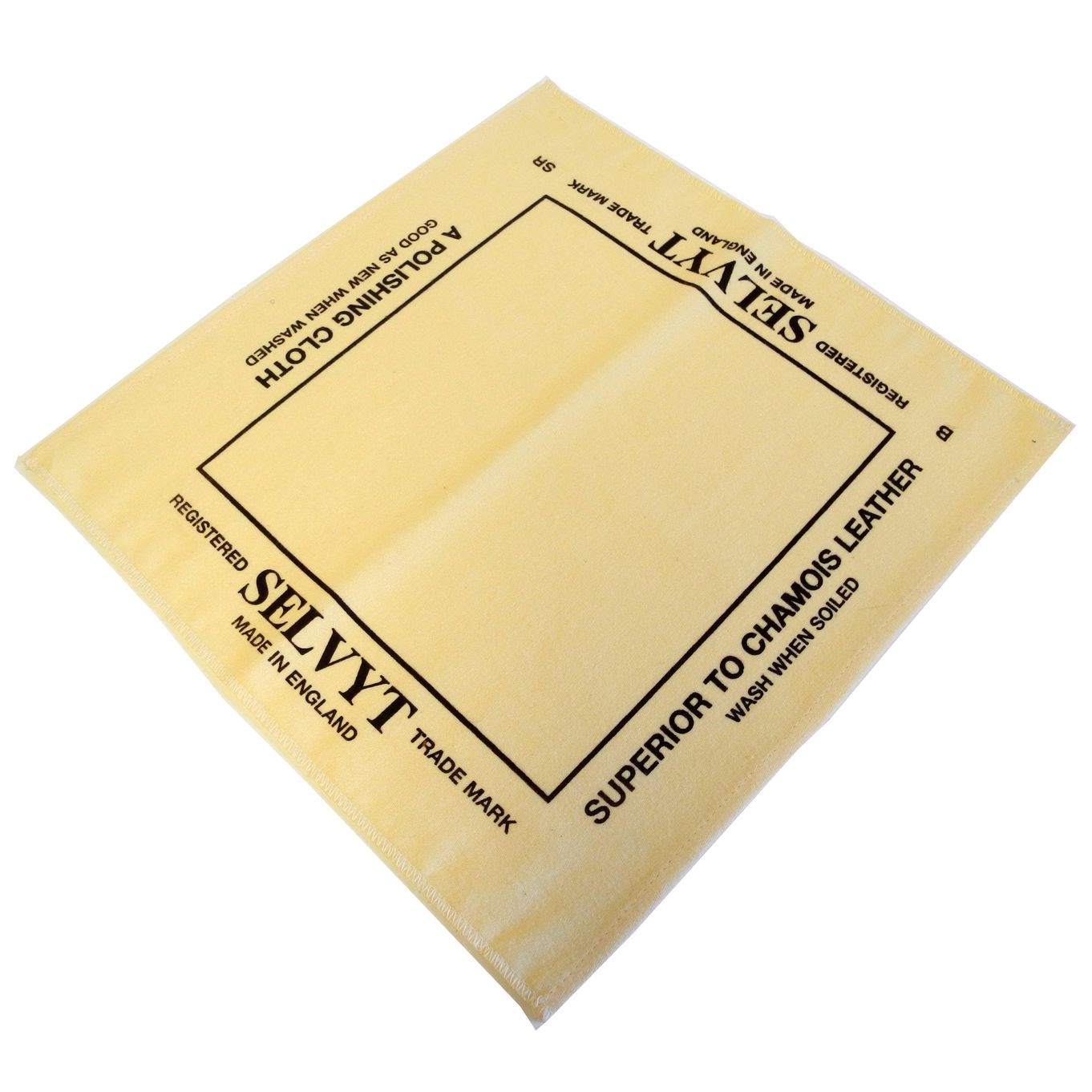 Selvyt Duo Gold Polishing Cloth 6 x 7. 5 (each)