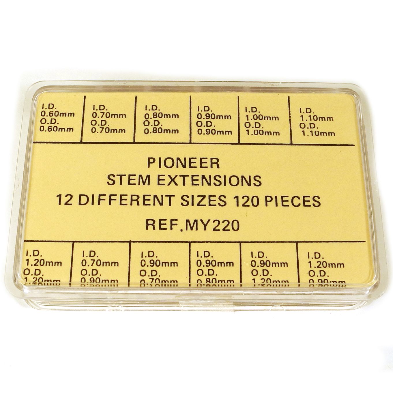 Comprehensive Swiss Watch Stem Extension Assortment - MY220