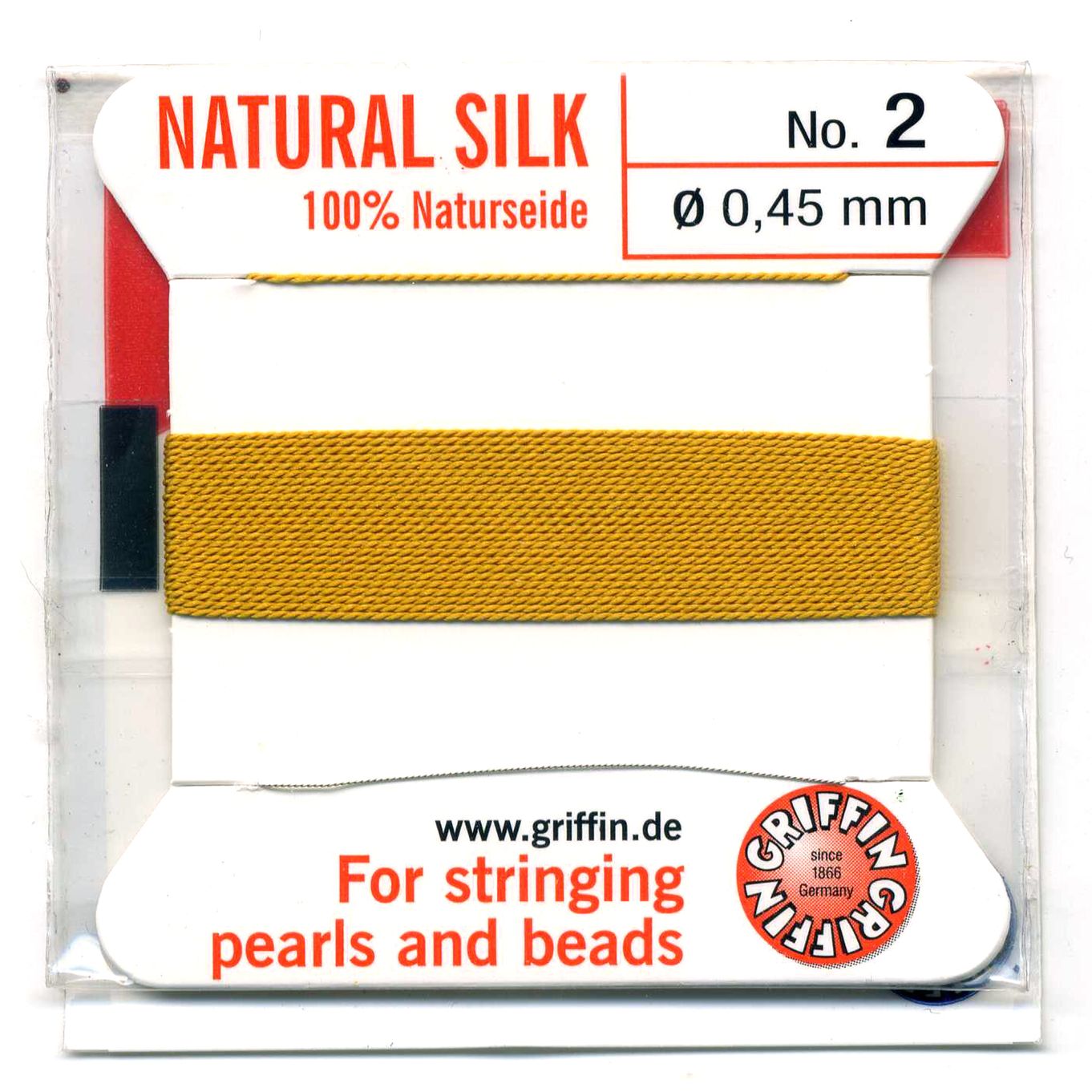 Griffin Amber Silk Thread 0.45mm - FT582